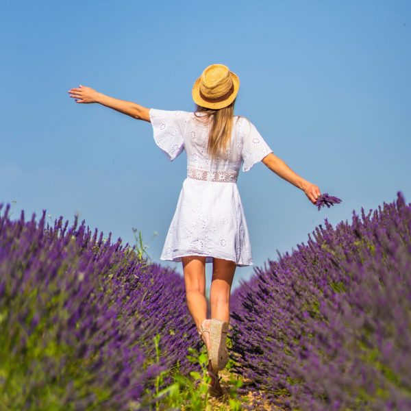 passeggiata nella lavanda